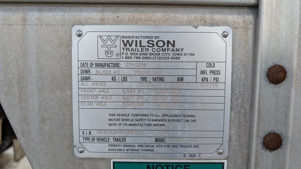 2017 Wilson Livestock